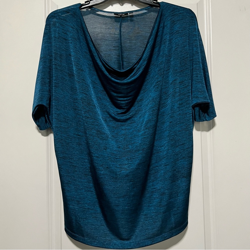 Apt. 9 Ladies Top, Cyan/Teal